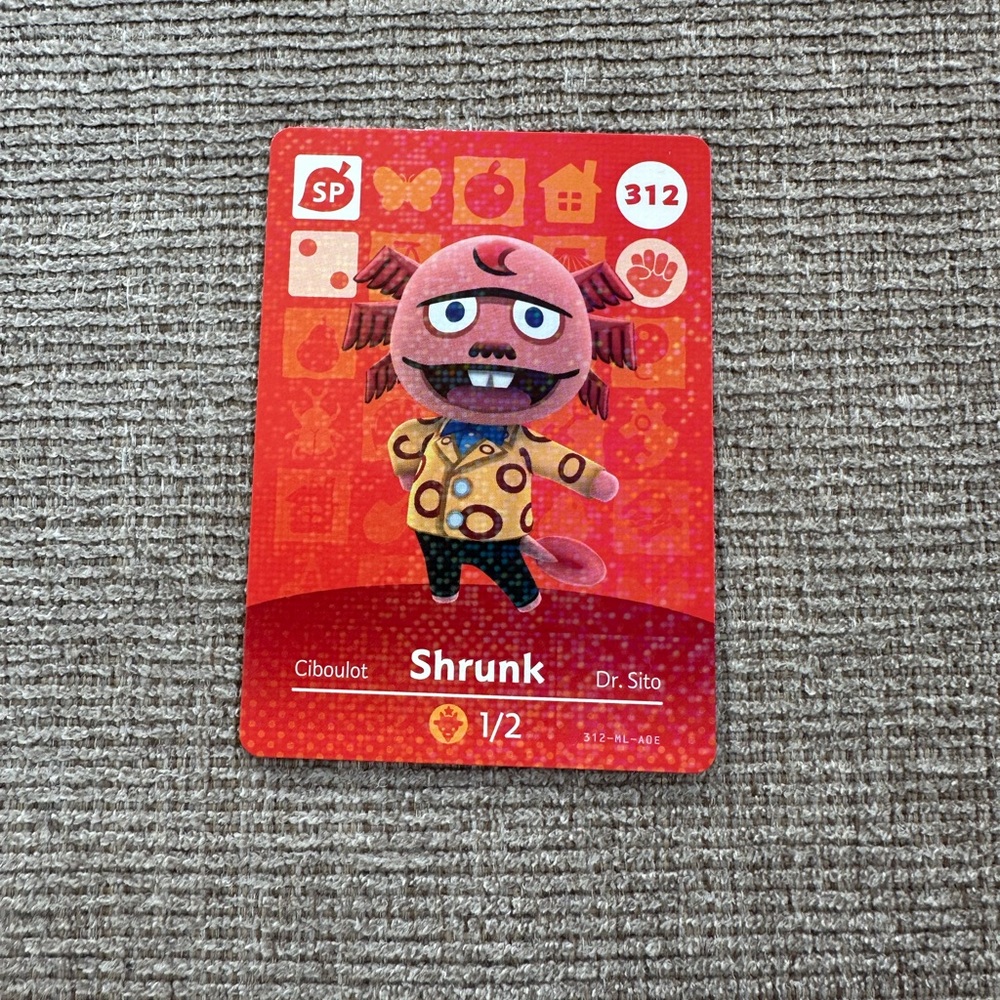 Animal Crossing Amiibo Card - Shrunk